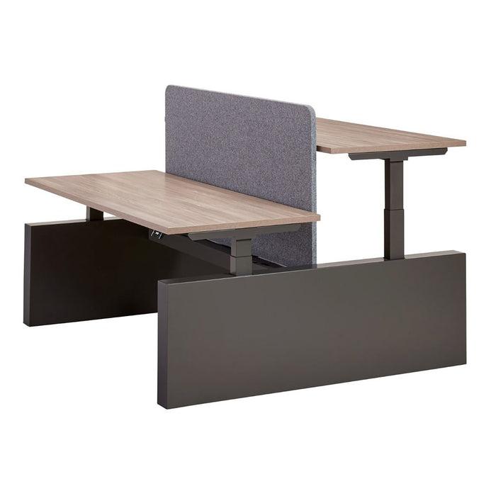 Zit Sta Bureau Flex 3+ Bench Wang | Duo werkplek