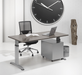 Bureau Verstelbaar dmv Slinger 140 x 80 cm freeshipping - Tom Kantoor & Projectinrichting